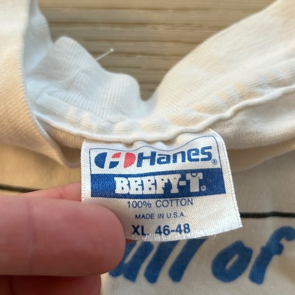 Vintage 1988 Hanes Beefy-T Bizarre My Head Is Full Of Children Single Stitch XL - Picture 3 of 12